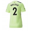 Manchester City Kyle Walker #2 Tredjedrakt Kvinner 2022-23 Kortermet